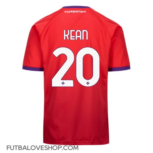 Dres Fiorentina Moise Kean #20 Tretina 2024-25 Krátky Rukáv